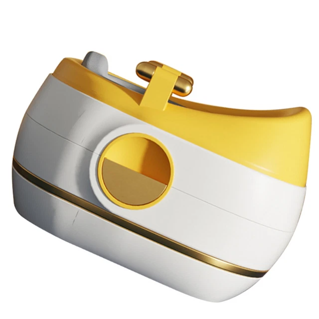 (Yellow PVC)Toddler Potty Baby Potty Space Saving 3 In 1 Fine Workmanship Anti