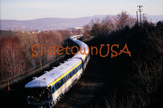 Vtg 1974 Train Slide Delaware & Hudson Passenger Cars X3H148