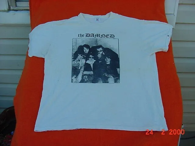 Vintage The Damned Punk Rock Band Shirt