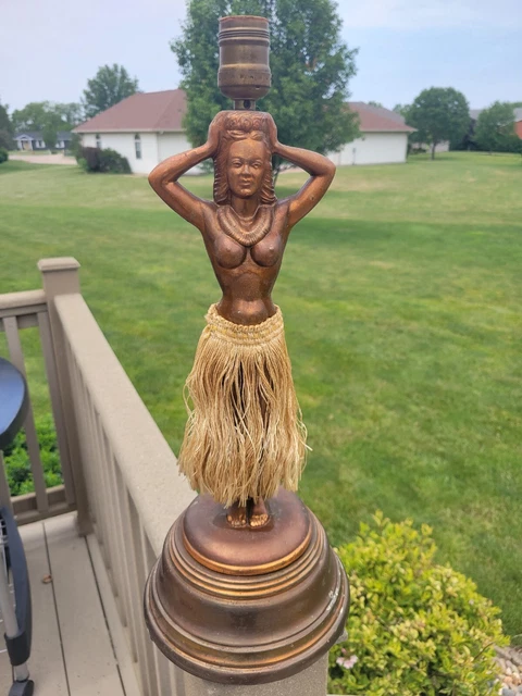 Hula Girl motion lamp Old Antique Light 1940s