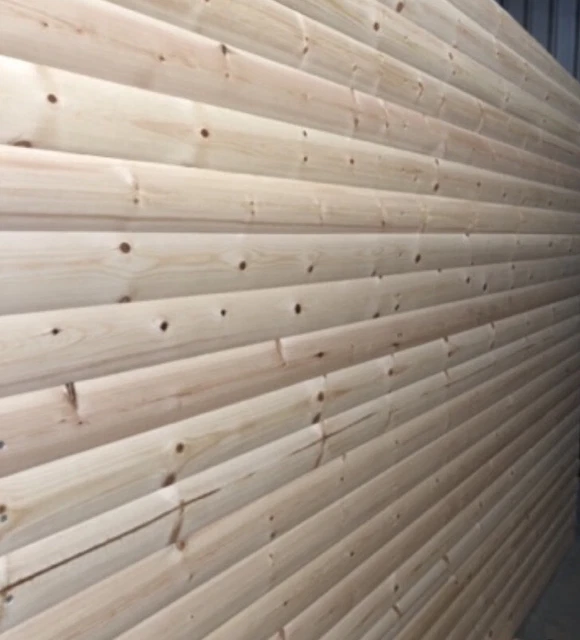 LOG LAP TIMBER Pine T&G Log Cladding Board Shed Summer house 4.2m NEW £ ...