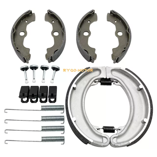 Front Rear Brake Shoes Spring Pins for Honda TRX300FW Fourtrax 300 4X4 1988-2000