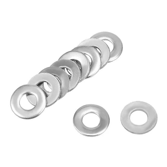 100Pcs 4mm x 9mm x 0.8mm 304 Stainless Steel Flat Washer for Screw Bolt