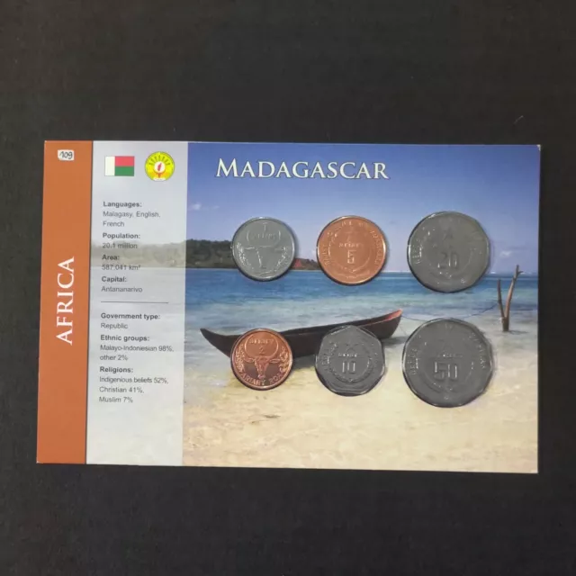 Coins Set: Madagascar 1996/2005 Mixed Year