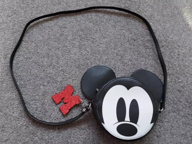 *Disney Mickey Mouse*  Girls Round Handbag With Ears  Brand New