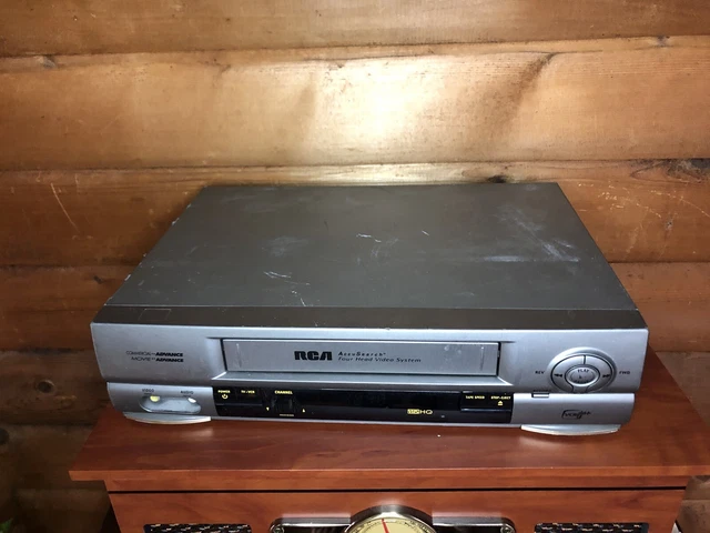 RCA 4-HEAD HI-FI Stereo VCR VHS Cassette Player Recorder *No Remote ...