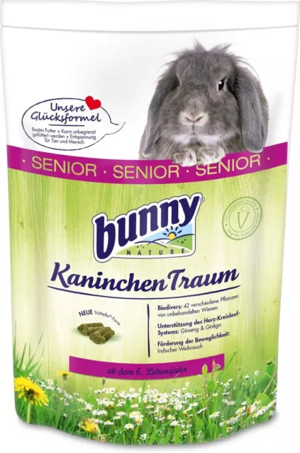 Bunny Kaninchen Traum SENIOR 4 kg Futter Zwergkaninchen Zwergkaninchenfutter