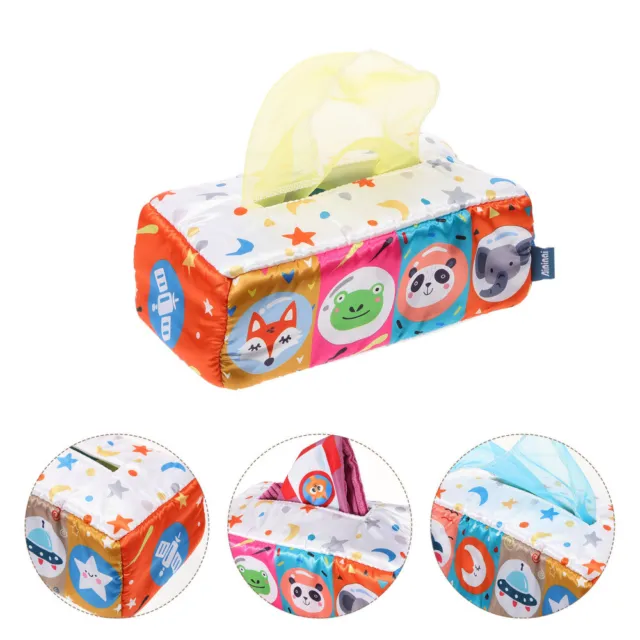 Boîte à mouchoirs pour bébé, jouet sensoriel pour tout-petits, boîte à