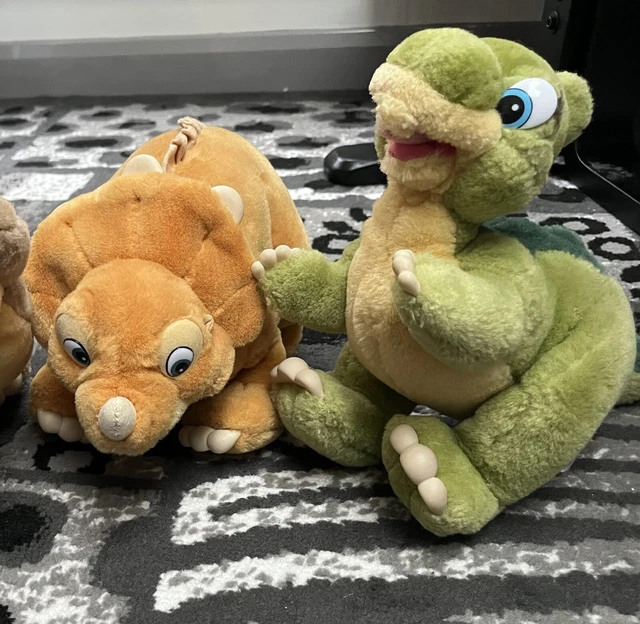 VINTAGE LAND BEFORE Time Plush Toy Dinosaurs Little Foot Cera Ducky £100.00 PicClick UK