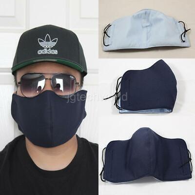 New Unisex Half Face Mouth Cover Mask Cloth Cotton Reusable Washable Adjustable