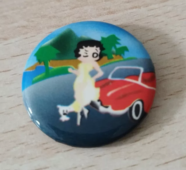 Bottone Betty Boop 3 cm di diametro