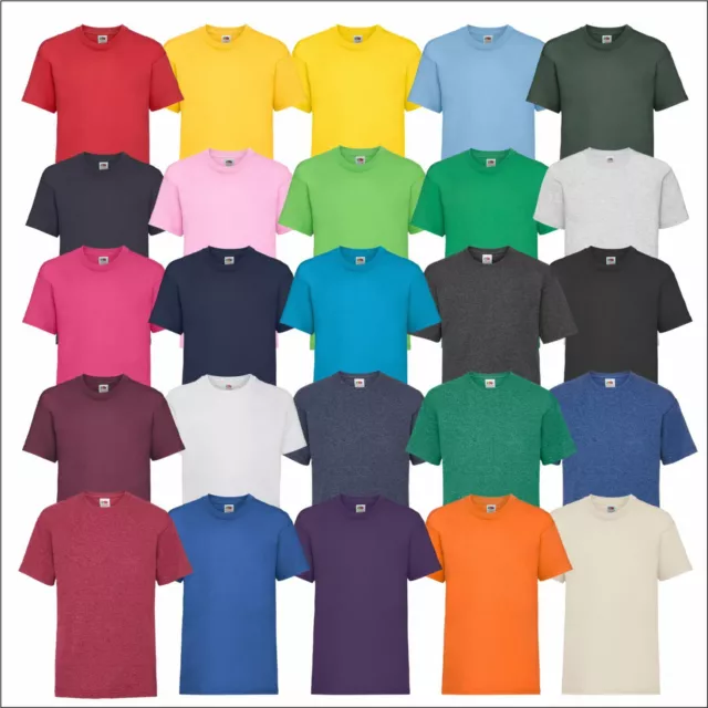 FOTL Childrens T Shirt Casual Kids Comfort Tee New Plain Summer Crew Neck Top