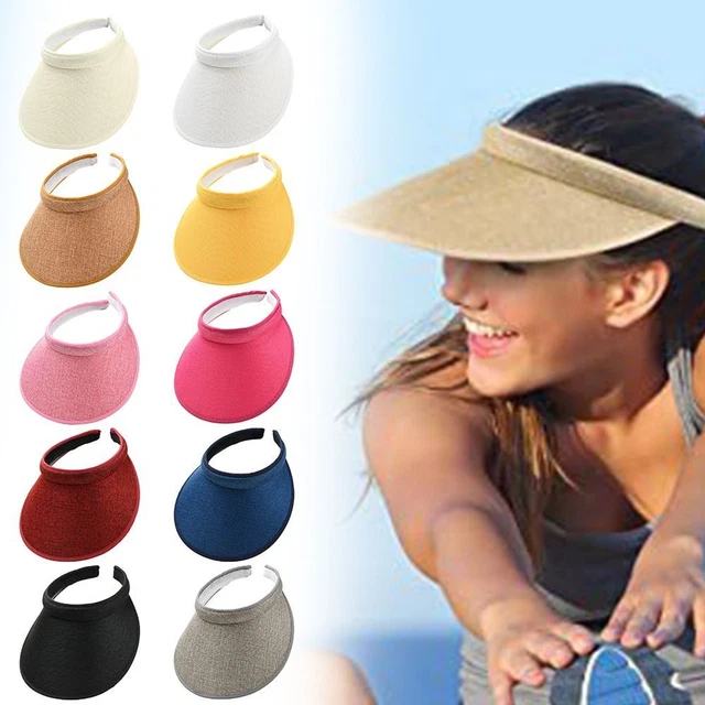 PROTECTION SUN HAT Visor Caps Visor Caps Scalable Brim Empty Top Baseball Cap EUR 10,44