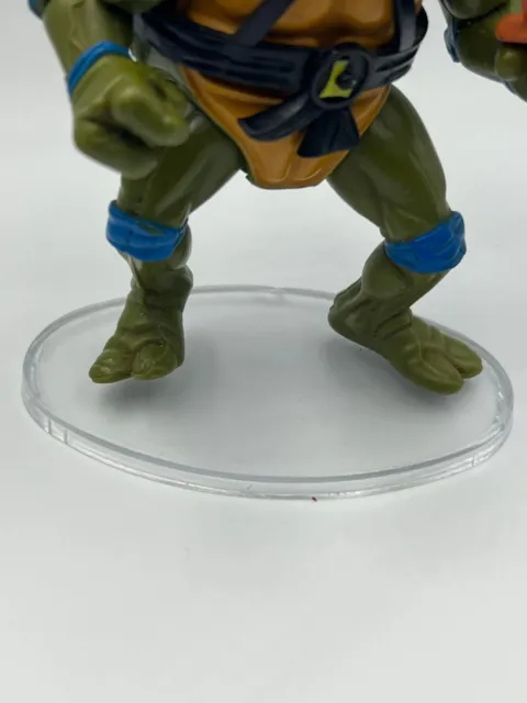 5 x Teenage Mutant Ninja Turtles (TMNT) - Action Figure Display Stands - CLEAR 3