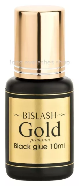 Wimpernverlängerung, Kleber, Gold,10ml,Extension Kleber,Ultra starker Halt