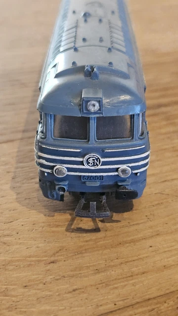 Locomotive Diesel Jouef BB67001 SNCF échelle HO – Bleue, Réf 841, Fonctionnelle