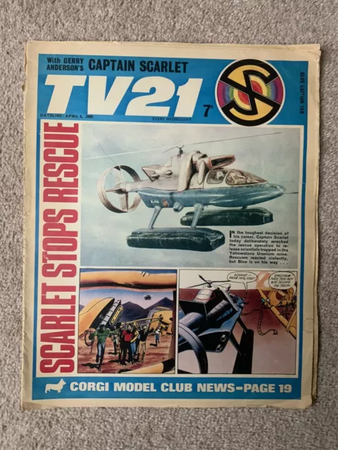 TV Century 21 #168 FN - Original 1967 Issue