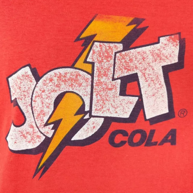 Jolt Cola T Shirt Mens Size Medium Vintage 80s Soda Snack Tee Made In USA 3
