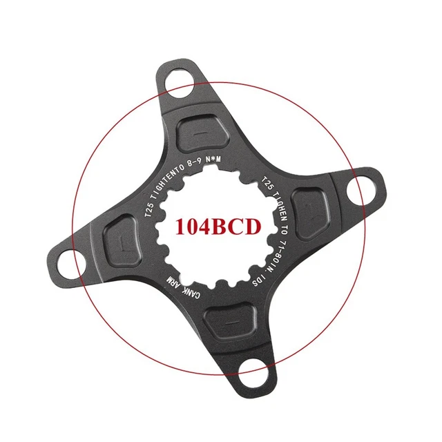 Plateau De Chaine VTT 32-38 Dents - Alliage Aluminium BCD 104mm