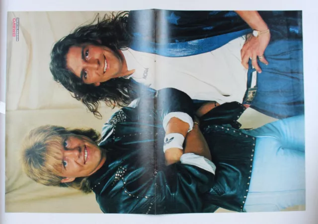 Modern Talking Bravo Poster - German 80s Magazine Portrait Poster