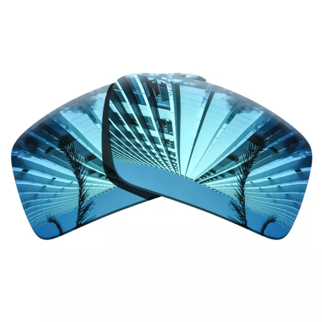 US Glacier Blue Polarized Lenses Replacement For-Oakley DOUBLE EDGE Anti-scratch