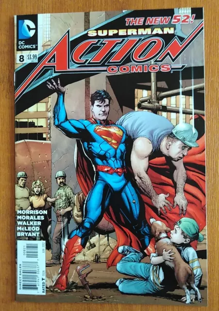 Action Comics #8 - DC Comics Variant Cover 1st Print 2011 Series