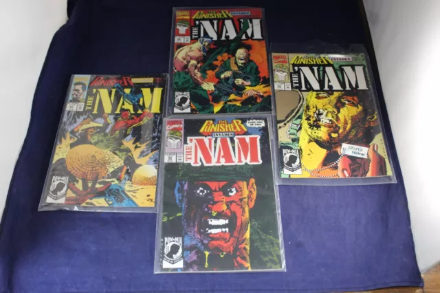 NM The 'Nam: The Punisher Invades the Nam issues # 67,68,69, 52 Marvel Comics