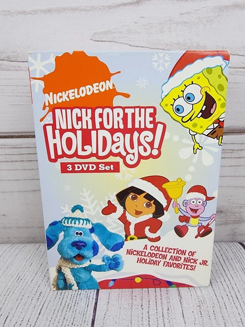 NICKELODEON NICK FOR the Holidays 3 DVD Christmas Set 2005 $45.00