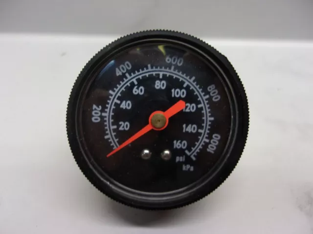 Air Compressor Pressure Gauge 2" Face Back Mount 1/4" NPT 0-160 PSI, 2287A