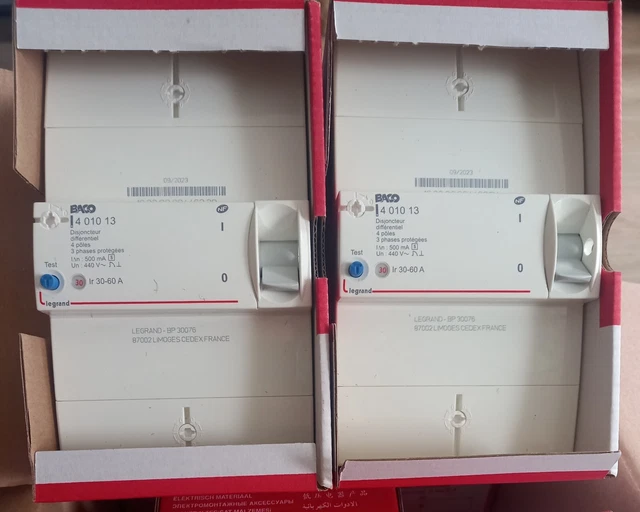 DISJONCTEUR DE BRANCHEMENT différentiel legrand baco triphasé 3060A