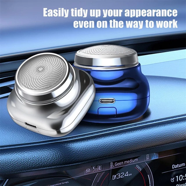PORTABLE SHAVE POCKET Size Electric Shaver Mini Razor USB Rechargeab le ...