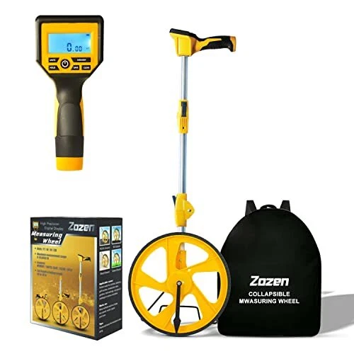 Measuring Wheel Digital Display, 3-Sections Foldable 12Inch Wheel,