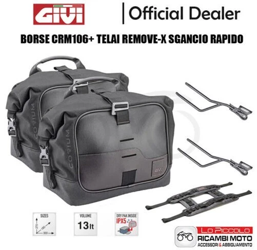 Sacoches Latérales Moto Bagtecs – Triumph Street Triple R/RS/Rx – Imperméables