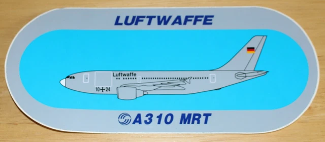 A310 Sticker LUFTWAFFE GERMAN AIR Force Airbus A310 MRT Sticker £6.00 - PicClick UK