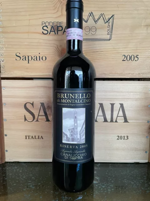 BRUNELLO DI MONTALCINO RISERVA 2005 - CANALICCHIO DI SOPRA - 1BT x 0,75L