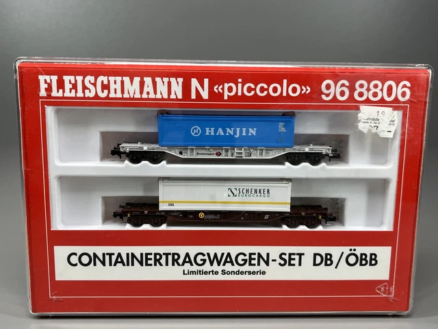 Fleischmann 6660105 voie N Coffret 2 pièces : Wagon à bâche