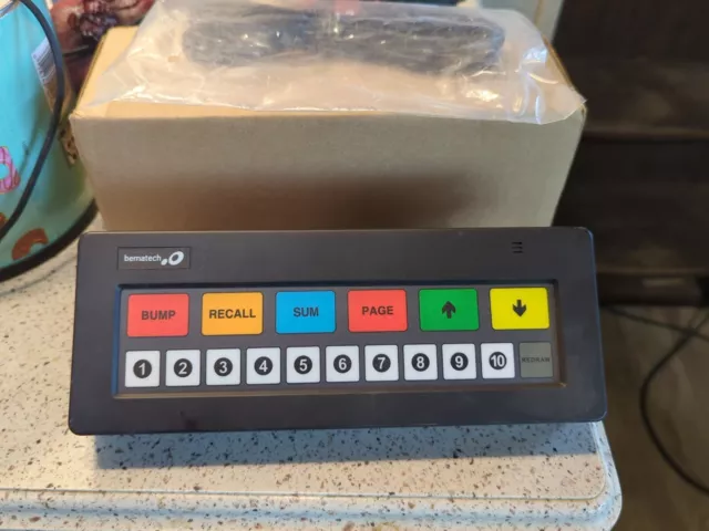 Bematech KB1700 Kitchen Display Bump Bar Black KB1700B-BK