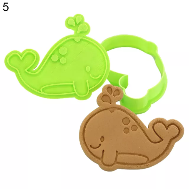 3D Cartoon Marine Animal Biscuit Mold Home Press Fondant Mould Cookie DIY Tool 7