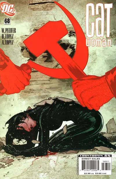 CATWOMAN (Vol. 3) #68 VF/NM, Adam Hughes cover, DC Comics 2007 Stock Image