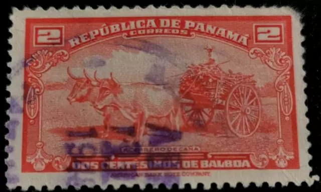 Panamá: 1942-1957 motivos locales 2 C. (estampilla de colección).