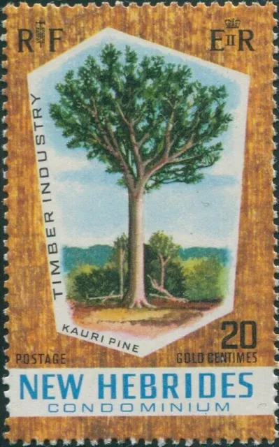 New Hebrides 1969 SG135 20c Kauri Pine MNH