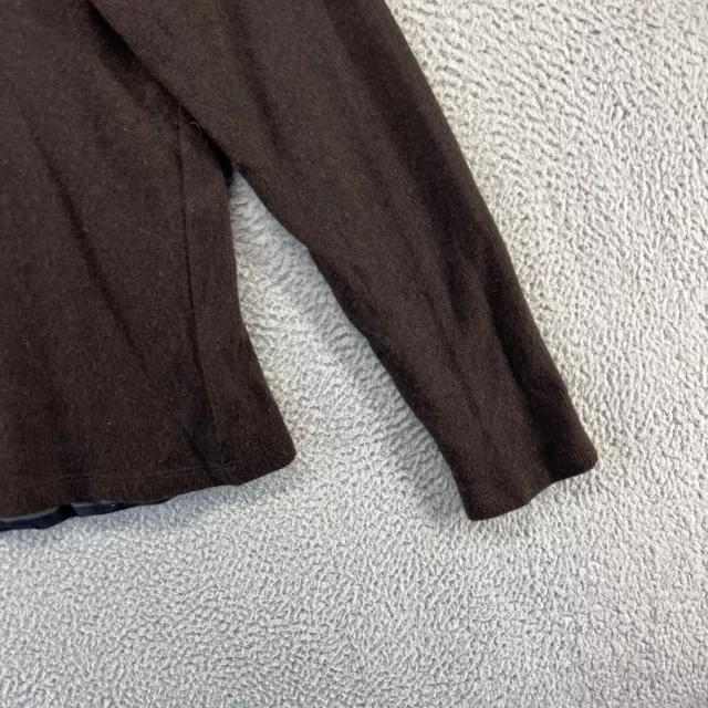 Velvet Graham Spencer Sweater mens medium Brown Wool Cashmere USA Made Pullover 2