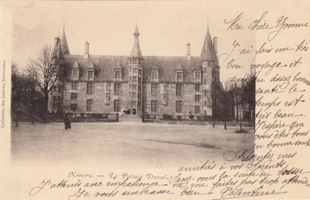 NEVERS le palais ducal timbrée 1903