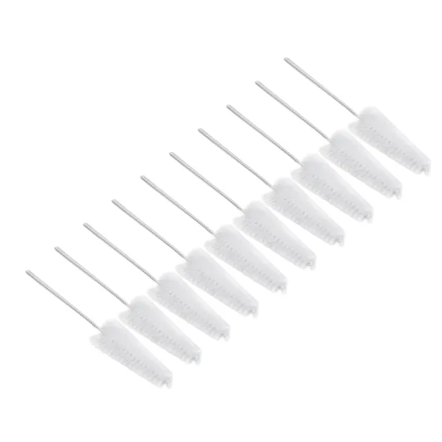 10 pz apparecchio acustico 3,5 mm spazzola per pulizia nylon spazzola per capelli tubo di sfiato strumento di pulizia GF0