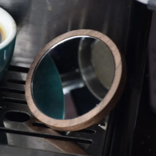 Specchio Per Caffè Espresso Con Accessori Di Base Per Portafiltro Senza Fondo