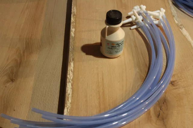 Maple syrup taps spiles 3/16 with 4 feet tubing with 5/16 hole size SUPER EASY!