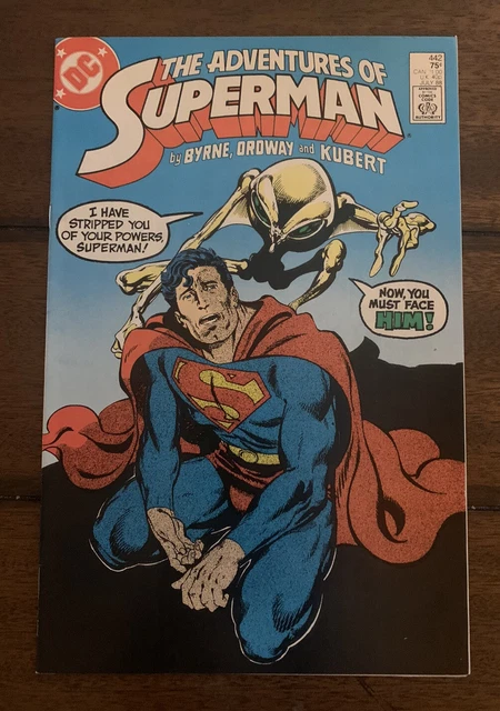 DC Comics The Adventures of Superman #442 1988 Byrne Ordway VF or Better