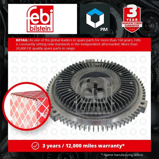 Accoppiamento viscoso ventola radiatore adatto a BMW 328 E36, E46 2.8 95-00 frizione Febi nuovo