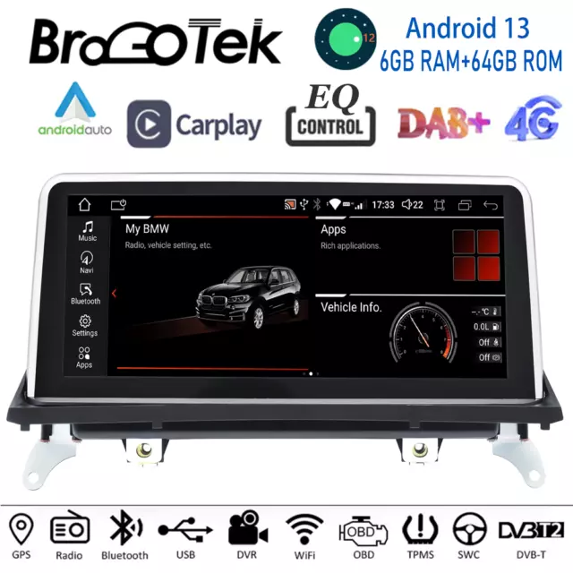 Android IPS Autoradio GPS Navi für BMW X5 E70 X6 E71 CCC CarPlay SWC DSP USB E