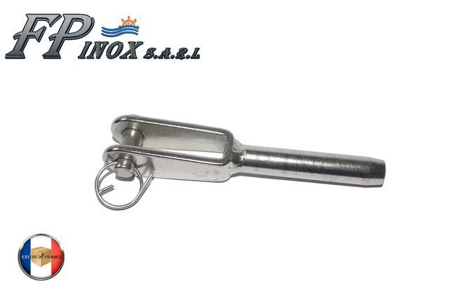 Lot De 2 Embouts Tube Bimini Pour Capote - 20mm Inox 316 - Marque FP INOX - Neuf